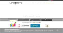 Desktop Screenshot of ilbaricentro.biz